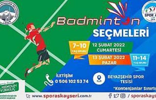 Büyükşehir Spor A.Ş.’de badminton seçmeleri...