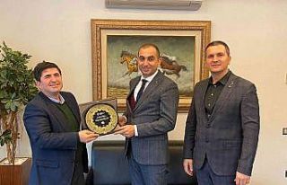 CAHİDE’den OSB Başkanı Şimşek ve Bölge Müdürü...