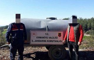 Çalınan su tankeri bulunup sahibine teslim edildi