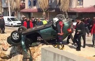 Can pazarı yaşanmıştı... Otomobilin su kanalına...