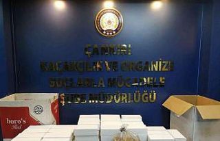 Çankırı’da 17 bin makaron ele geçirildi