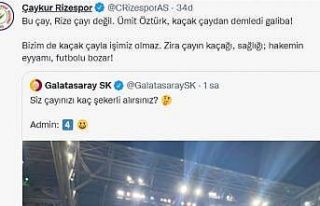 Çaykur Rizespor’dan Galatasaray’a hakem göndermesi