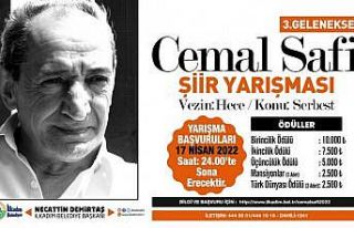 ‘Cemal Safi Şiir Yarışması’nın başvuruları...
