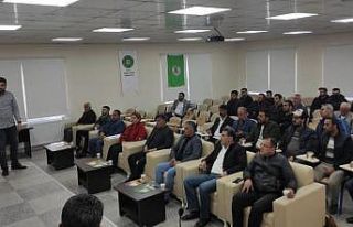 Çiftçiler, hastalıklara karşı bilgilendirildi