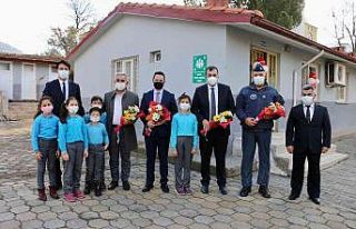 Dalaman’da hayırseverin yaptırdığı okulun açılışı...