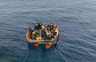 Datça’da 19 göçmen kurtarıldı