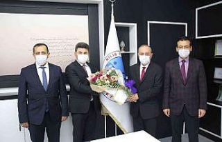 Defterdar Keleş, Rektör Karacoşkun’la bir araya...