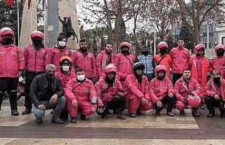 Denizli’de Yemek Sepeti Banabi motokuryeleri kontak...