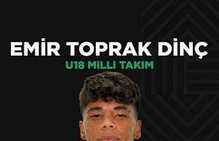 Denizlispor’un genç yıldızı Emir’e milli görev