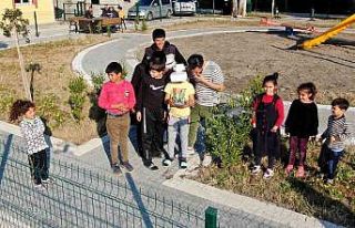 Dezavantajlı çocukların dron mutluluğu