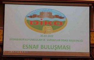 DİKO Başkanı Yüksel, esnaflarla değerlendirme...