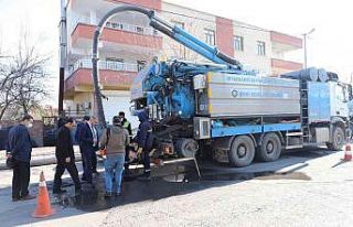 DİSKİ ekiplerince 200 bin metre kanalizasyon hattı...