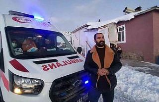 Doğum hastası kadın 4 saatte hastaneye yetiştirildi