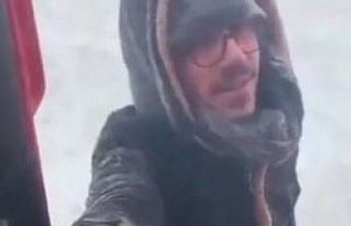 Dondurucu soğukta içleri ısıtan görüntü