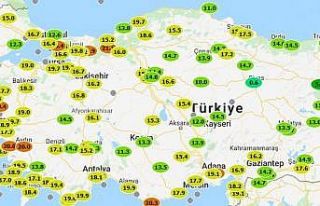 Düzce sıcaklık rekoru kırdı