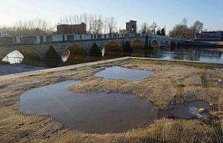 Edirne’de hayat buz tuttu