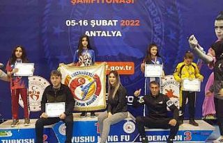 Elazığ, Wushu Kung Fu’da 4 madalya aldı