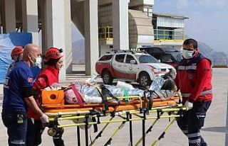 Elazığ’da gerçeği aratmayan deprem ve yangın...