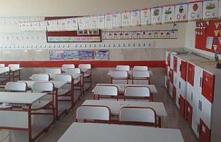 Elazığ’da İsmet Paşa Ortaokulu yapılan çalışmalar...