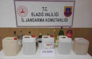 Elazığ’da kaçak içki operasyonu