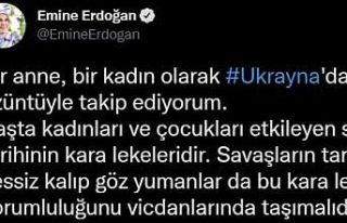 Emine Erdoğan: “Bir anne olarak, uluslararası...