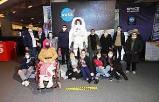 Engelliler uzay deneyimi yaşadı