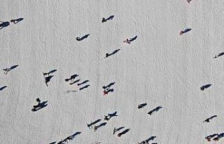 Erciyes’te hafta sonu yoğunluğu