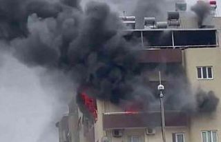 Evini yakan adamın gözaltına alınma görüntüleri...