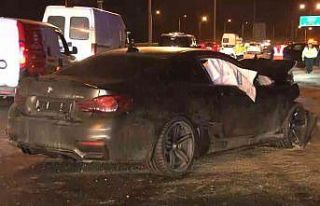 Eyüpsultan TEM Otoyolu’nda zincirleme trafik kazası:...