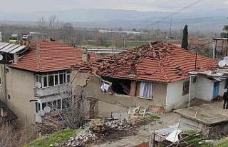 Gaz sıkışması sonucu patlamanın meydana geldiği...