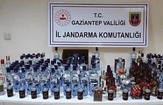 Gaziantep’te 135 litre sahte alkol ele geçirildi