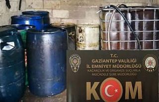 Gaziantep’te 2 bin 500 litre kaçak akaryakıt ele...