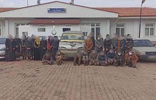 Gaziantep’te 60 düzensiz göçmen yakalandı