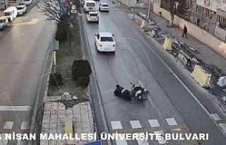 Gaziantep’te trafik kazaları kameralara yansıdı