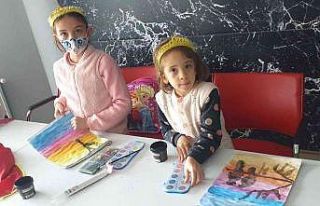 Geleceğin ressamları bu kursta eğitim alıyor