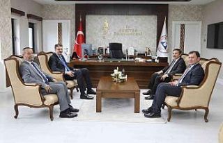 Gençlik ve Spor Bakan Yardımcısı Aksu, Rektör...