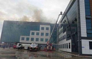 Giresun Üniversitesinde  korkutan yangın