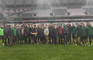 Giresunspor’da Champness antrenmana çıktı