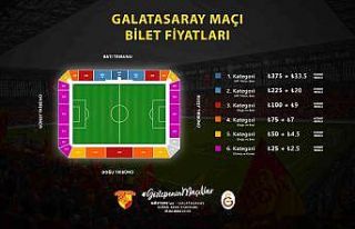 Göztepe - Galatasaray maçının biletleri satışa...