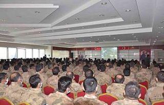 Güvenlik korucularına hizmet içi eğitim semineri