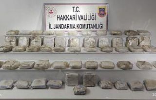 Hakkari’de 70 kilo 600 gram eroin ele geçirildi