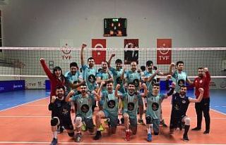 Hakkarili gençlerin voleybol başarısı