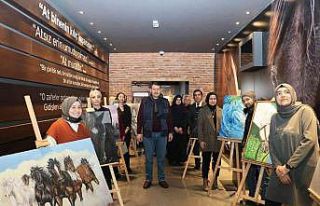 Hamidiye’de 60 eser görücüye çıktı