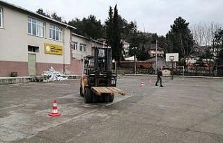Hanönü’de ’forklift operatörlüğü’ kursu...