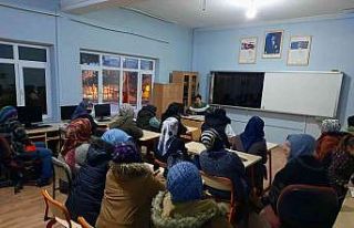 Hanönü’de ’hasta ve yaşlı bakım’ kursiyerleri...