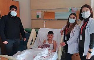 Hastanede tedavi gören çocukların talepleri dinlendi