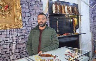 Hatay’da 200 bin liralık tespih ve gümüş yüzük...