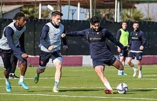 Hatayspor, Fenerbahçe maçının hazırlıklarına...