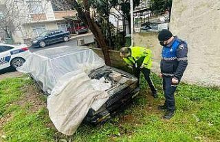 Hurda araçlar tespit edilip kaldırılıyor