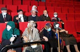 Huzurevi sakinleri sinema ile buluştu